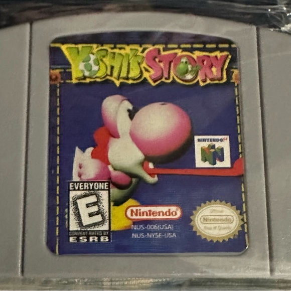 Nintendo Yoshi's Story Game Cartridge - Gray - Picture 1 of 1